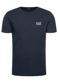 EA7 Emporio Armani T-Shirt 8NPT51 PJM9Z 1578 Granatowy Regular Fit. Kolor: niebieski. Materiał: bawełna #5
