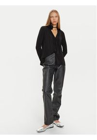 Marella Bluzka Rigolo 2423946102 Czarny Regular Fit. Kolor: czarny. Materiał: wiskoza #3