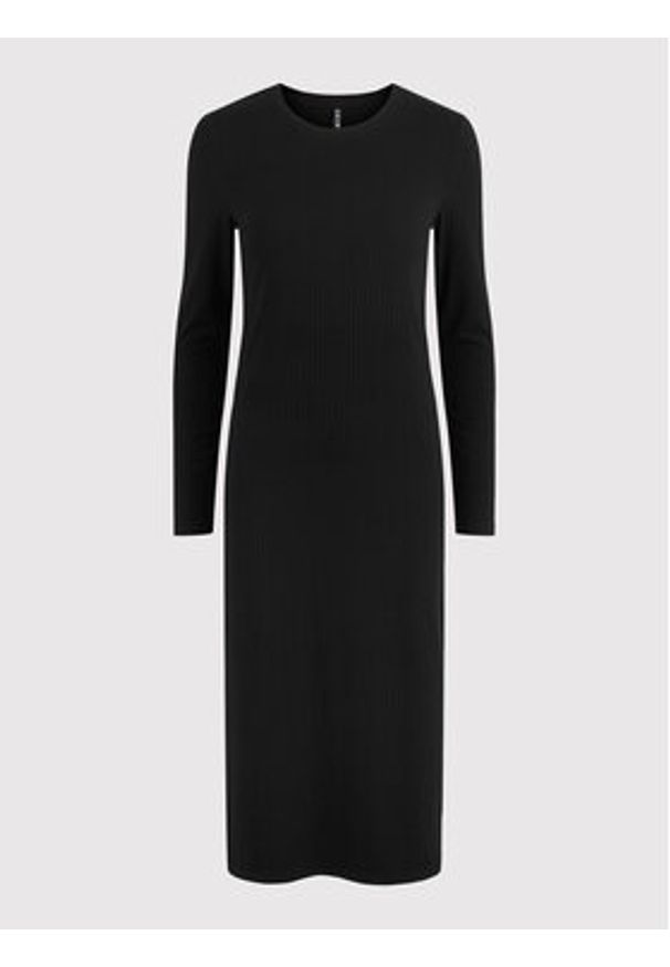 Pieces Sukienka codzienna Kylie 17126214 Czarny Slim Fit. Okazja: na co dzień. Kolor: czarny. Materiał: wiskoza, syntetyk. Typ sukienki: proste. Styl: casual