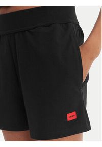Hugo - HUGO Szorty sportowe Signature 50556815 Czarny Regular Fit. Kolor: czarny. Materiał: bawełna #5