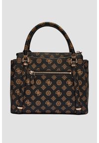Guess - GUESS Brązowa logowana torebka damska Daryna II. Kolor: brązowy. Materiał: skórzane. Styl: elegancki, casual #5