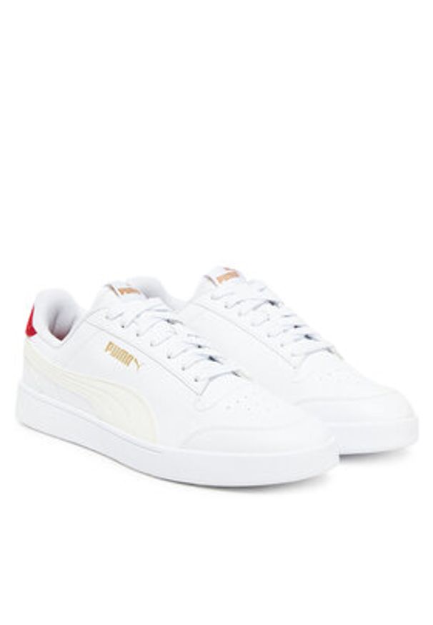 Puma Sneakersy Shuffle 309668 37 Biały. Kolor: biały. Materiał: skóra