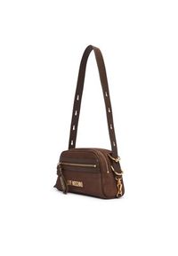 Love Moschino - LOVE MOSCHINO Torebka JC4094PP1PLD130A Brązowy. Kolor: brązowy. Materiał: skórzane, zamszowe #5