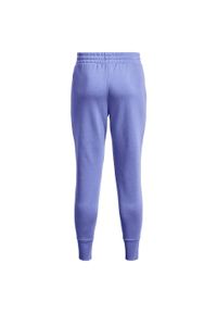 Under Armour - Spodnie Do Joggingu Damskie Polar Rival. Kolor: fioletowy. Materiał: polar. Długość: długie. Sport: bieganie