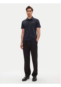 Emporio Armani Polo EM000571 AF12331 UB102 Granatowy Regular Fit. Typ kołnierza: polo. Kolor: niebieski. Materiał: bawełna #5