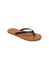 Roxy - Sandały dla Kobiety JYLL Czarny. Okazja: na plażę. Kolor: brązowy, zielony, wielokolorowy. Materiał: syntetyk. Wzór: kwiaty. Styl: sportowy