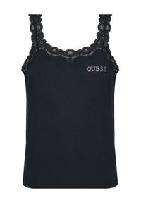 Guess Piżama O5RG04 KBBU1 Czarny Regular Fit. Kolor: czarny. Materiał: bawełna #4