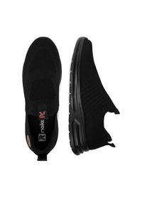 Rieker Sneakersy CEO-B7365-00 Czarny. Kolor: czarny. Materiał: materiał #8