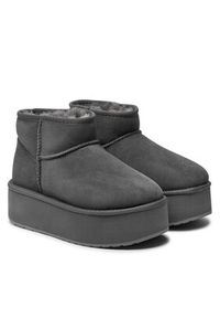 EMU Australia Śniegowce Stinger Micro Flatform W13082 Szary. Kolor: szary. Materiał: skóra #6