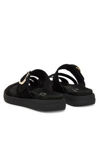 Remonte Klapki D2N53-02 Czarny. Kolor: czarny. Materiał: skóra, zamsz #3