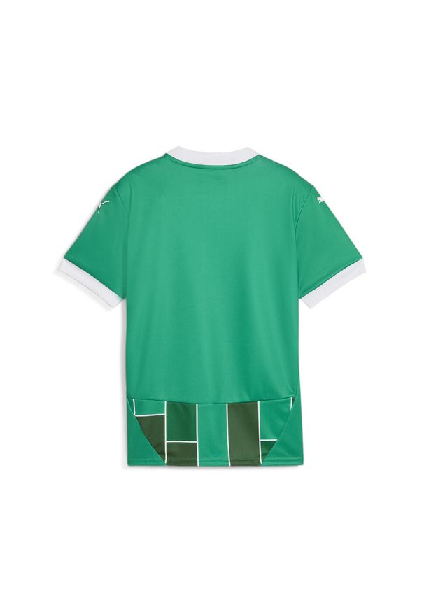 Puma - Młodzieżowa koszulka domowa SK Rapid Wiedeń PUMA Sport Green White. Kolor: zielony, biały, wielokolorowy. Sport: piłka nożna