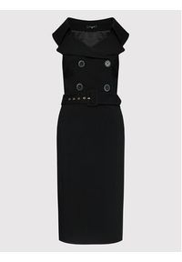 Marciano Guess Sukienka codzienna Audrey 2GGK29 8502Z Czarny Slim Fit. Okazja: na co dzień. Kolor: czarny. Materiał: syntetyk. Typ sukienki: proste. Styl: casual #3