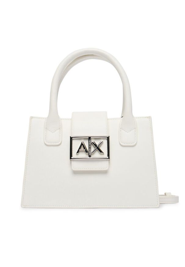 Armani Exchange Torebka XW000306 AF12039 U0011 Écru. Kolor: kremowy. Materiał: skórzane