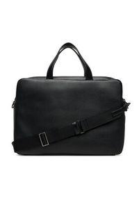 Calvin Klein Torba na laptopa Zip Commuter Bag LV04D3263G Czarny. Kolor: czarny. Materiał: skóra #5