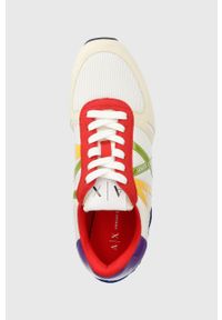 Armani Exchange sneakersy. Nosek buta: okrągły. Zapięcie: sznurówki. Materiał: guma