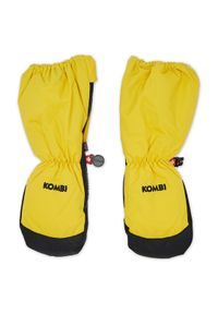 Rękawice narciarskie Kombi. Kolor: żółty. Materiał: materiał, nylon. Sport: narciarstwo #1