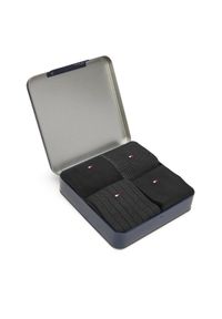 TOMMY HILFIGER - Tommy Hilfiger Skarpety długie 701235378 Czarny. Kolor: czarny. Materiał: materiał, bawełna