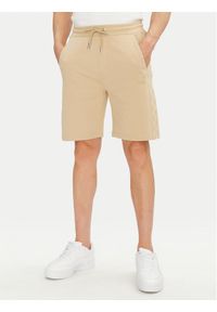 Karl Lagerfeld - KARL LAGERFELD Szorty sportowe 705071 552951 Beżowy Regular Fit. Kolor: beżowy. Materiał: bawełna. Styl: sportowy #1