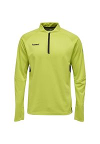 Hummel Tech Move Half Zip Bluie Lime L - sportowy i funkcjonalny. Kolor: wielokolorowy, zielony. Materiał: materiał
