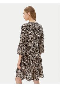 Vero Moda Sukienka codzienna Melba 10329936 Brązowy Loose Fit. Okazja: na co dzień. Kolor: brązowy. Materiał: wiskoza. Typ sukienki: proste. Styl: casual #4