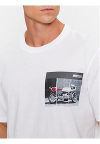 BOSS - Boss T-Shirt TeeMotor 50495741 Biały Relaxed Fit. Kolor: biały. Materiał: bawełna #5