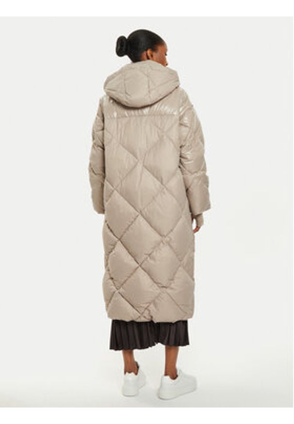Marella Płaszcz zimowy Amianto 2423496025 Beżowy Regular Fit. Kolor: beżowy. Materiał: syntetyk. Sezon: zima