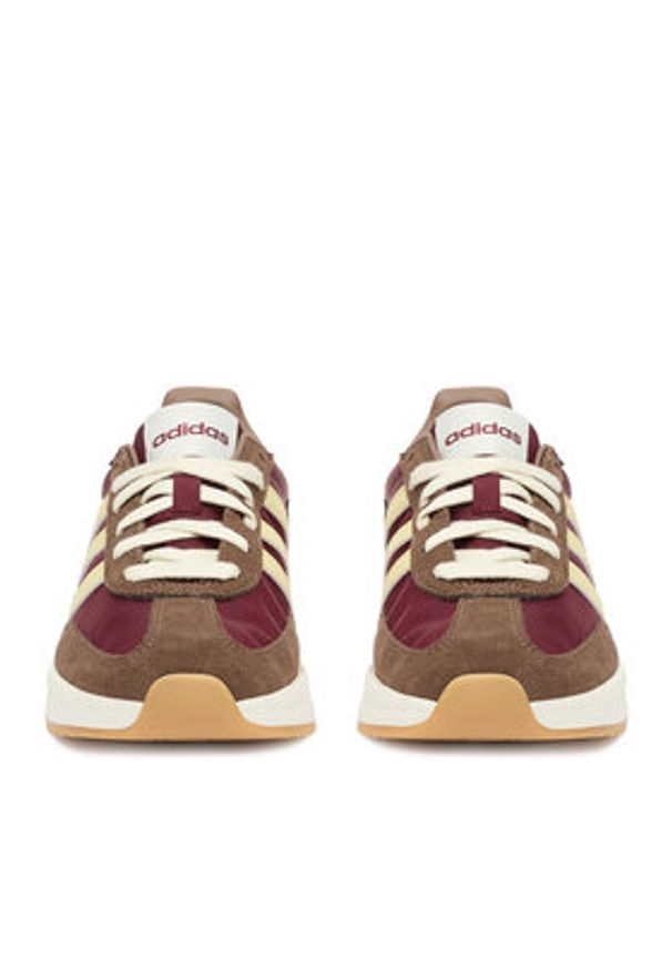 Adidas - adidas Sneakersy RUN 70S 2.0 JQ9589 Bordowy. Kolor: czerwony. Materiał: materiał. Sport: bieganie