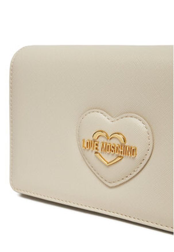 Love Moschino - LOVE MOSCHINO Torebka JC4268PP0LKL0110 Écru. Materiał: skórzane