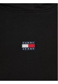 Tommy Jeans Bluza Badge DW0DW15411 Czarny Relaxed Fit. Kolor: czarny. Materiał: bawełna #7