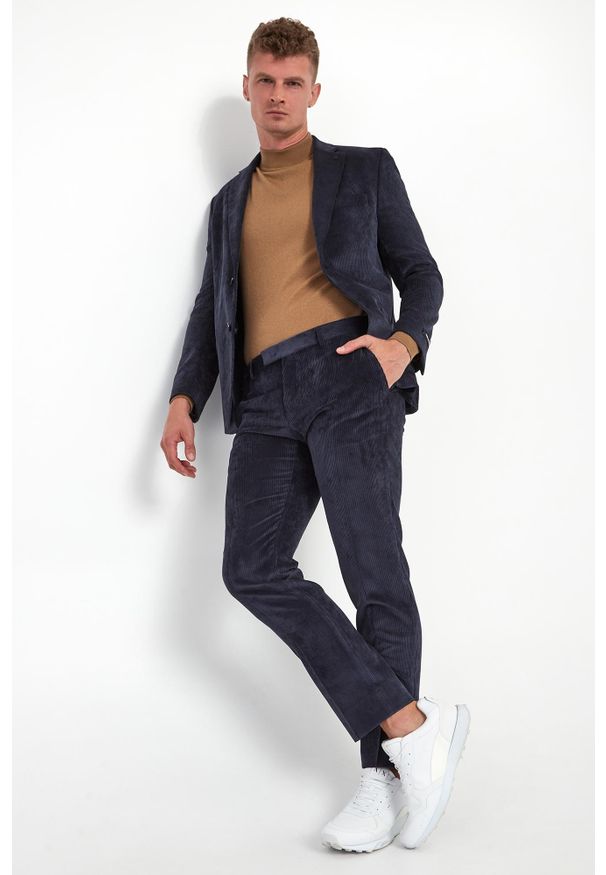 Karl Lagerfeld - Marynarka męska sztruksowa KARL LAGERFELD. Materiał: sztruks