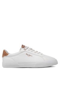 Pepe Jeans Sneakersy Kenton Max W PLS31445 Biały. Kolor: biały. Materiał: skóra