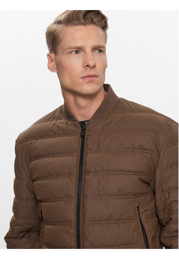 BOSS Kurtka przejściowa Caradoc 50493693 Brązowy Regular Fit. Kolor: brązowy. Materiał: syntetyk