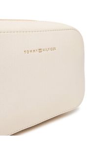 TOMMY HILFIGER - Tommy Hilfiger Torebka Th Logo Camera Bag AW0AW18115 Écru. Materiał: skórzane #4