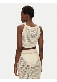 Guess Top E5GP02 Z3N30 Écru Regular Fit. Materiał: syntetyk #3