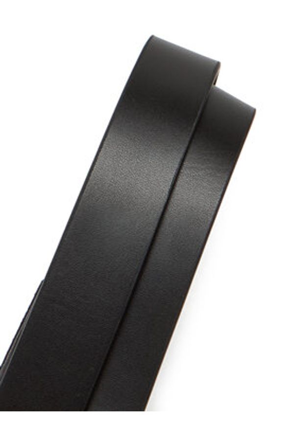 DeeZee Pasek Damski SS23260-A Czarny. Kolor: czarny. Materiał: skóra