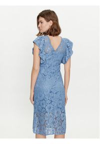 YAS Sukienka koktajlowa Milda 26032369 Niebieski Regular Fit. Kolor: niebieski. Materiał: syntetyk. Styl: wizytowy #3