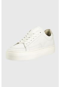 G-Star RAW - G-Star Raw sneakersy skórzane loam ii kolor biały. Nosek buta: okrągły. Zapięcie: sznurówki. Kolor: biały. Materiał: skóra
