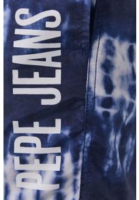 Pepe Jeans Szorty kąpielowe Mateo kolor granatowy. Kolor: niebieski. Materiał: materiał #2