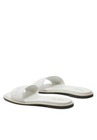 Calvin Klein Klapki Flat Slide He HW0HW01989 Biały. Kolor: biały. Materiał: materiał #2