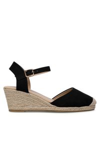 Jenny - JENNY Espadryle WYL2610-2 Czarny. Kolor: czarny. Materiał: materiał #1