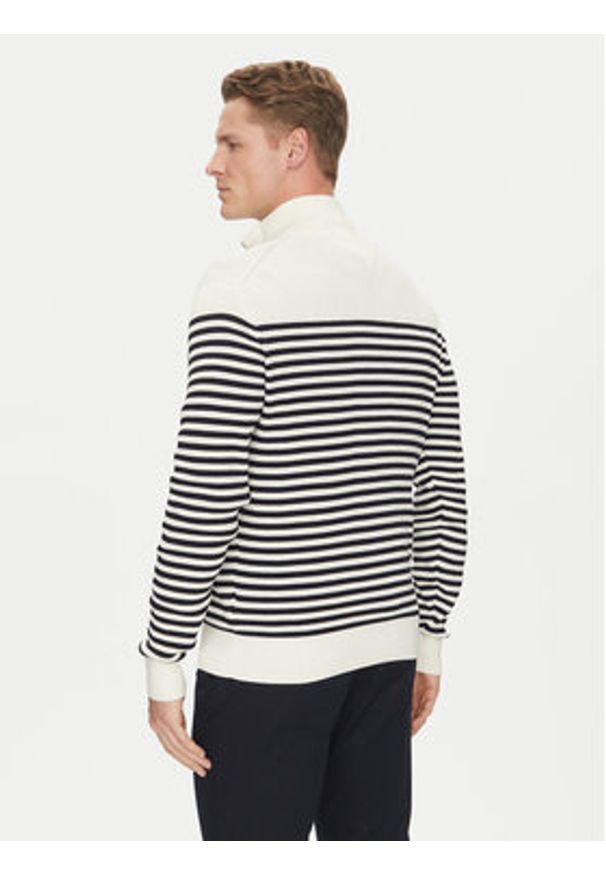 TOMMY HILFIGER - Tommy Hilfiger Sweter MW0MW38601 Écru Regular Fit. Materiał: bawełna