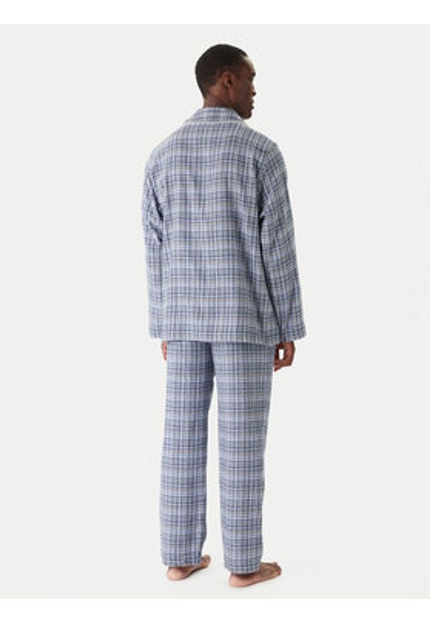 Polo Ralph Lauren Piżama 714754038010 Niebieski Regular Fit. Kolor: niebieski. Materiał: bawełna