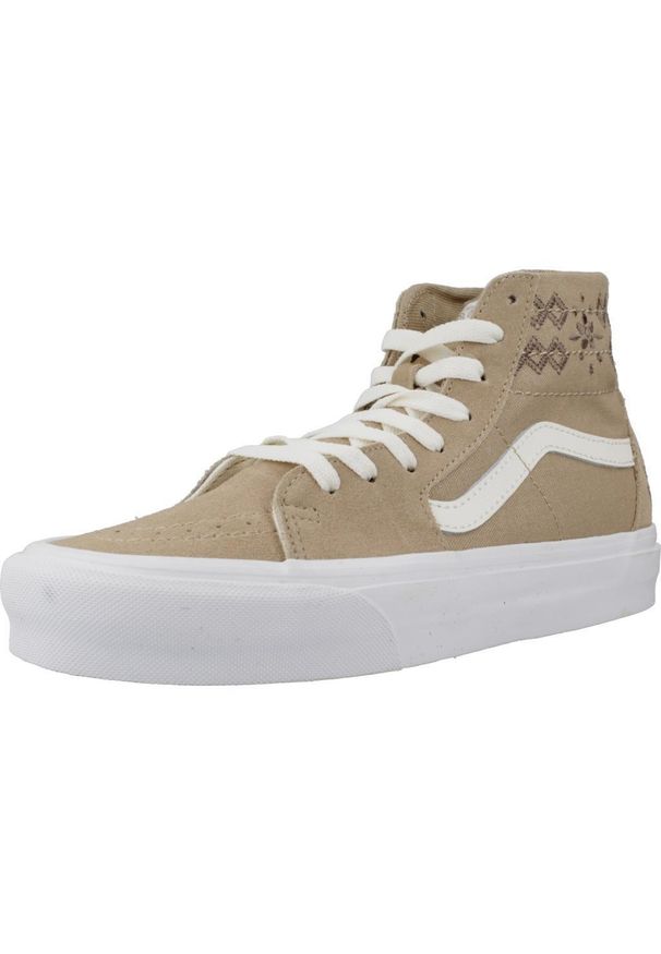 Tenisówki Vans Model Sk8-hi Tapered Craftco Kolor Brązowy. Kolor: brązowy. Materiał: tkanina