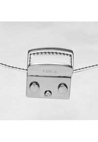 Furla Torebka Metropolis Prisma Mini Crossbo WB01157-BX2571-2699S-1057 Srebrny. Kolor: srebrny. Materiał: skórzane
