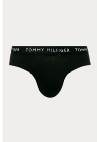 TOMMY HILFIGER - Tommy Hilfiger - Slipy (3-pack). Kolor: szary. Materiał: bawełna, dzianina, elastan. Wzór: nadruk #4