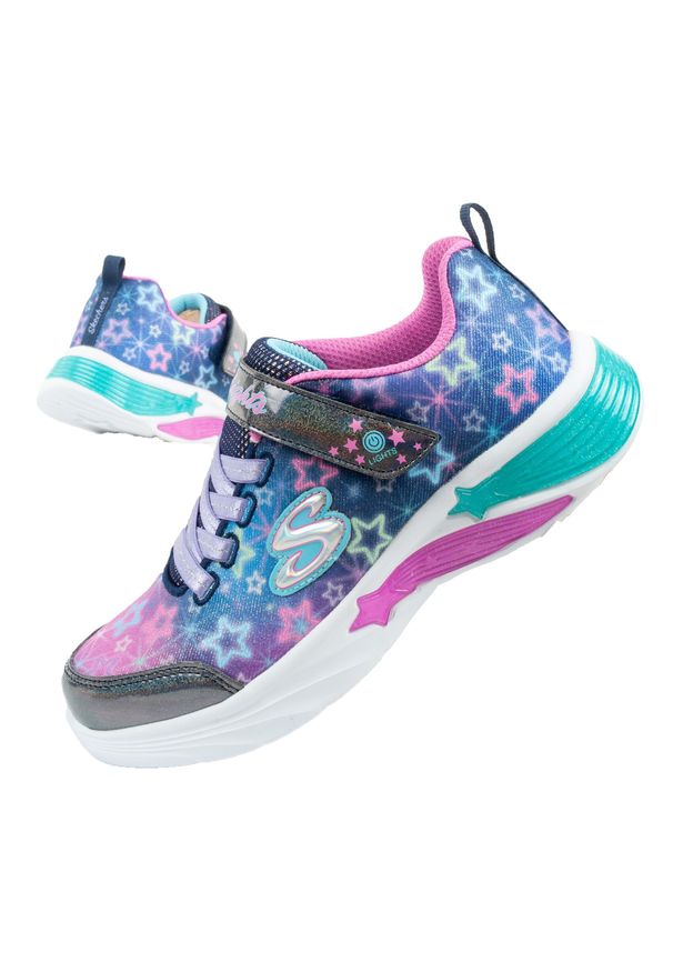 skechers - Buty sportowe dziecięce Skechers Star Sparks lekkie wygodne LED. Kolor: wielokolorowy