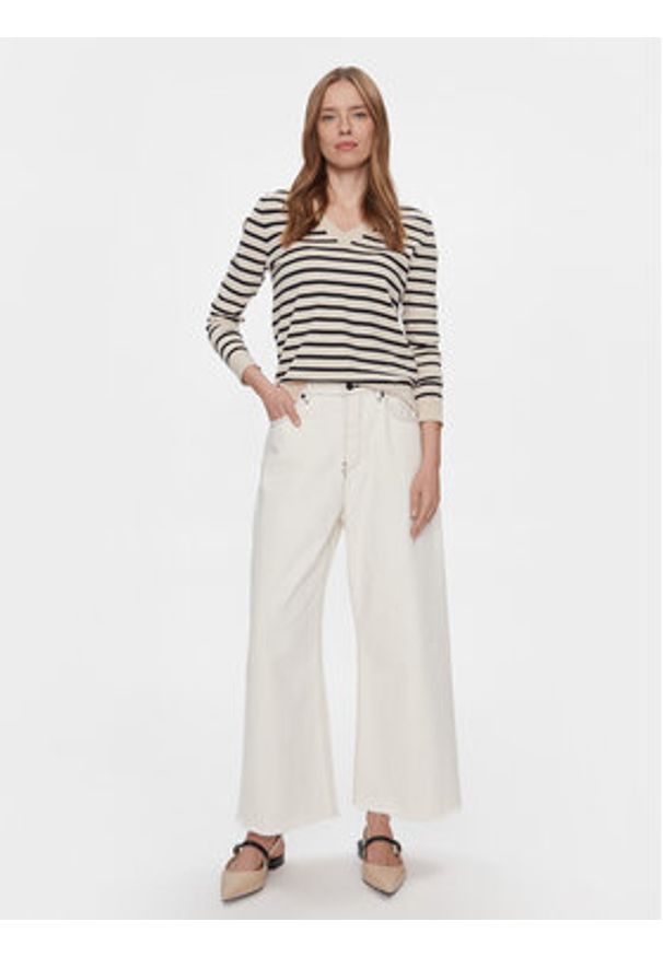 TOMMY HILFIGER - Tommy Hilfiger Jeansy WW0WW40643 Écru Slouchy Fit. Kolor: kremowy