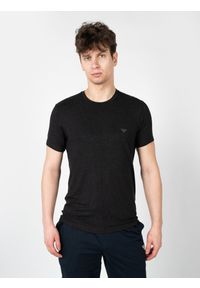 Emporio Armani T-shirt C-neck | 1108533 F584 | Mężczyzna | Czarny. Okazja: na co dzień. Kolor: czarny. Materiał: wiskoza, poliester, elastan. Styl: klasyczny, casual, elegancki #5