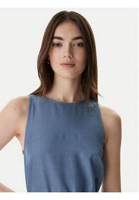 Marella Sukienka letnia Acerbi 2615221091 Granatowy Regular Fit. Kolor: niebieski. Materiał: wiskoza. Sezon: lato #2