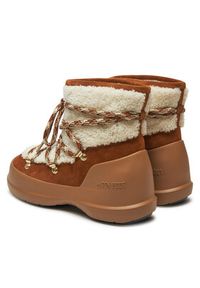 Moon Boot Śniegowce Luna Boot Shearling 80D2480020 Brązowy. Kolor: brązowy. Materiał: skóra, zamsz #5